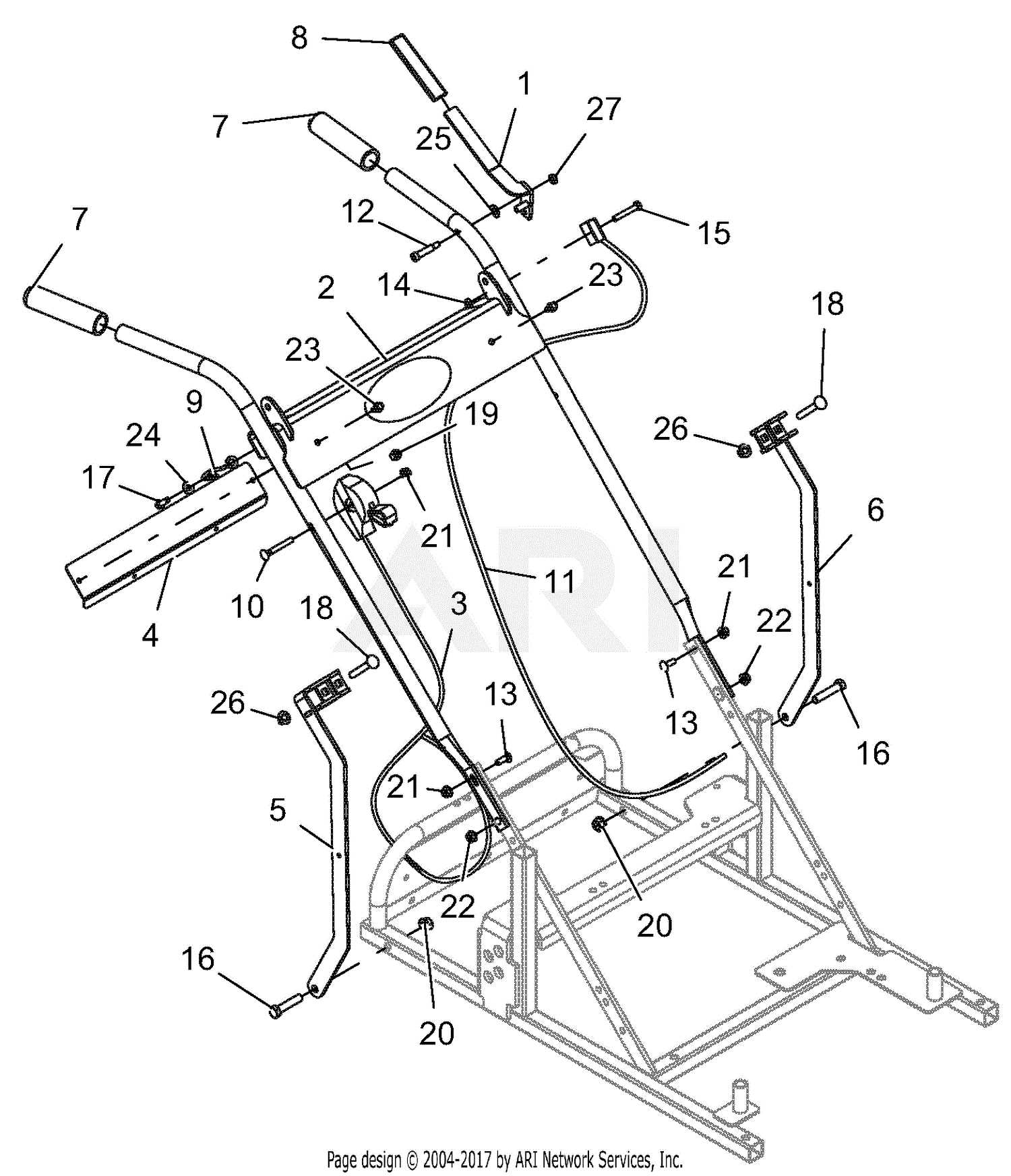 gazelle edge parts diagram