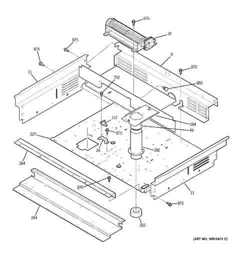 ge gas range parts diagram