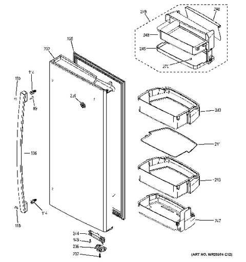 ge profile dishwasher parts diagram