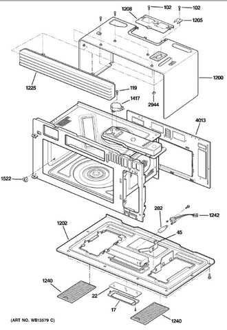 ge wall oven parts diagram