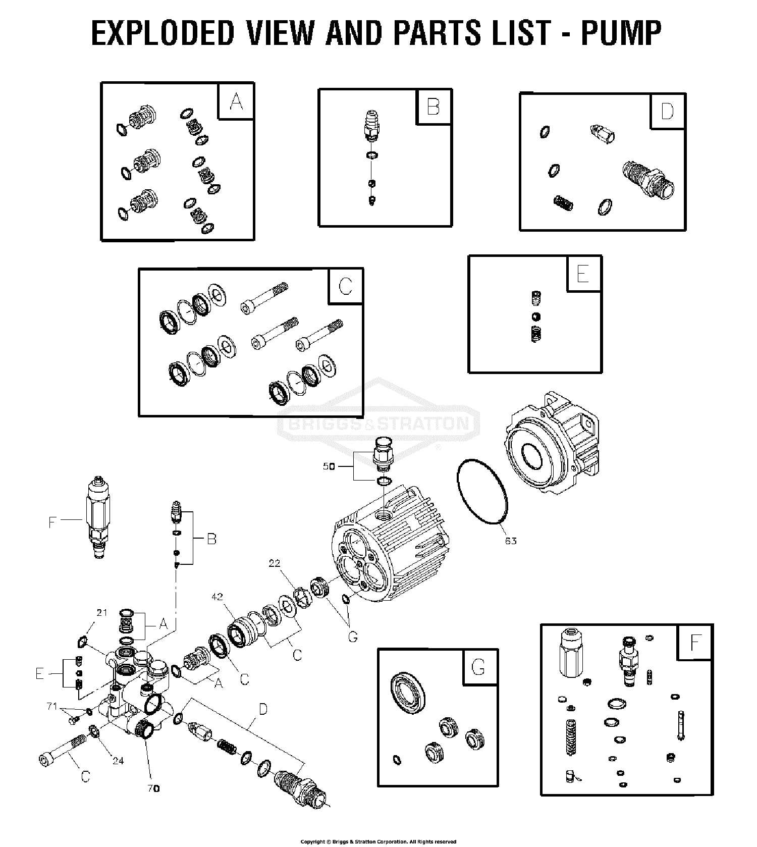 general pump parts diagrams