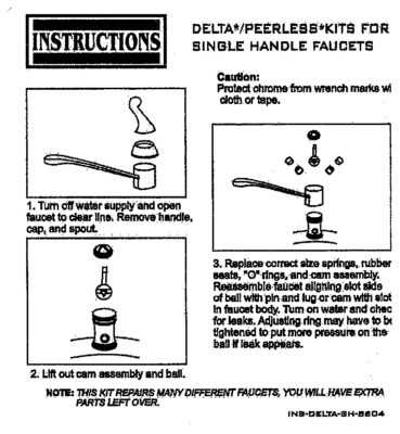 glacier bay kitchen faucet parts diagram