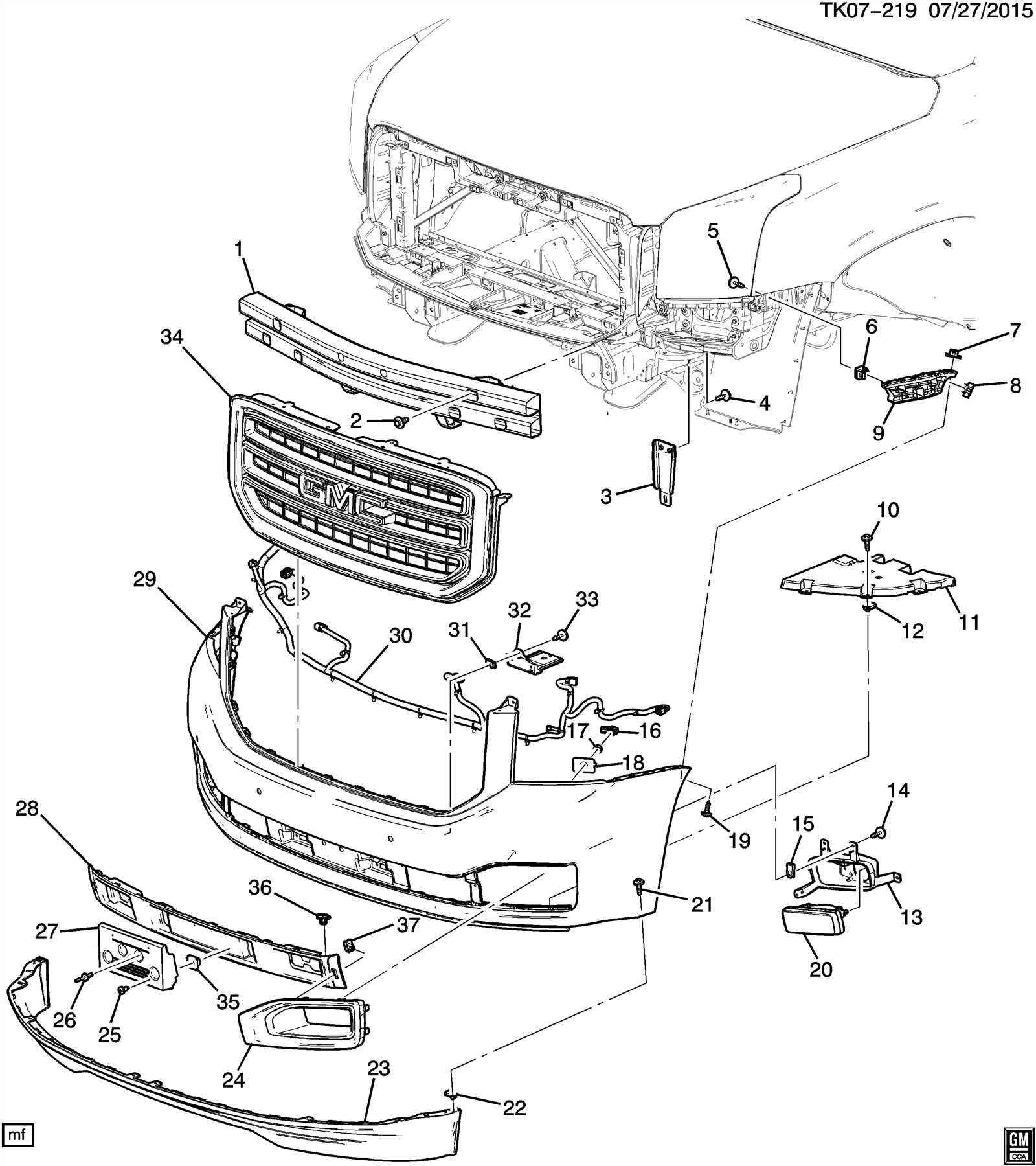 gmc parts diagram