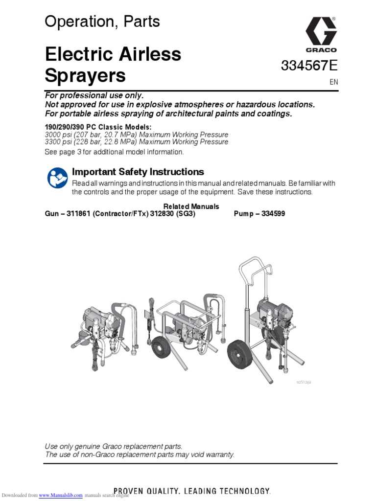 graco 390 parts diagram