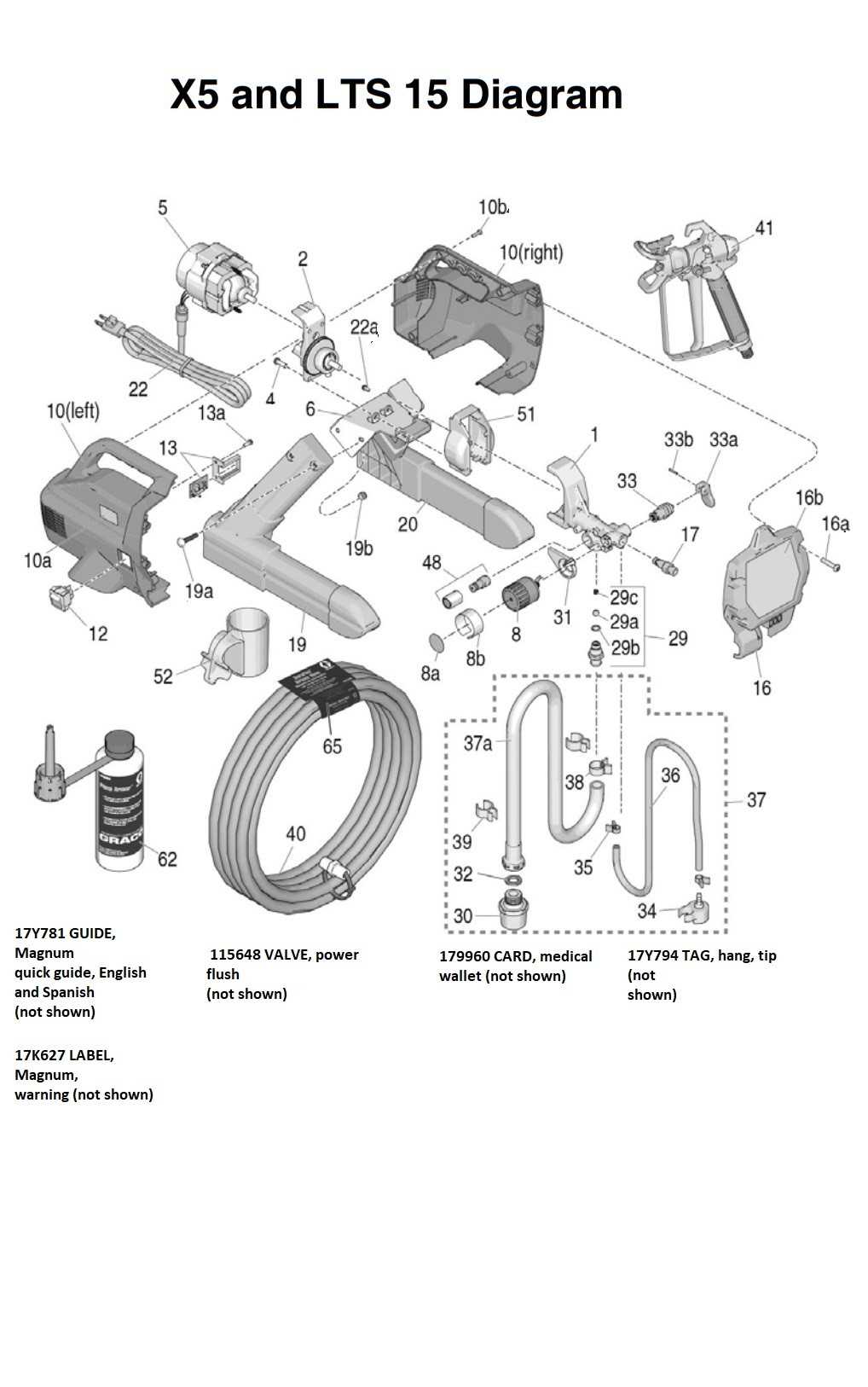 graco x5 parts diagram