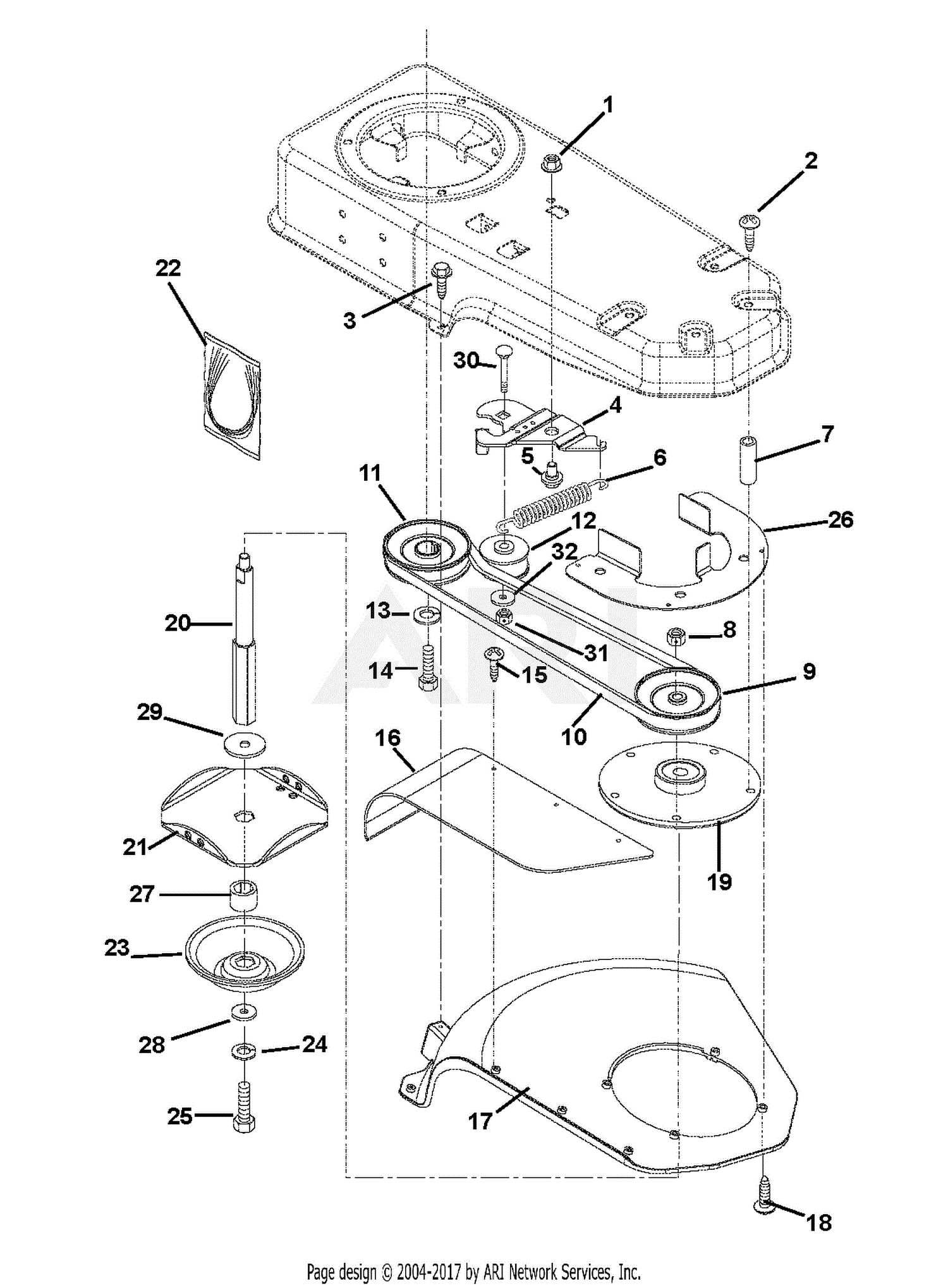 grass trimmer parts diagram