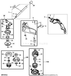 grass trimmer parts diagram