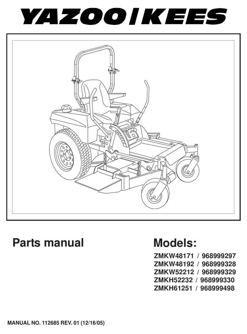 gravely mower deck parts diagram