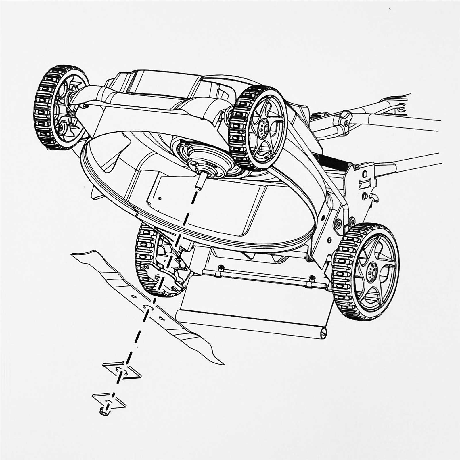 greenworks mower parts diagram