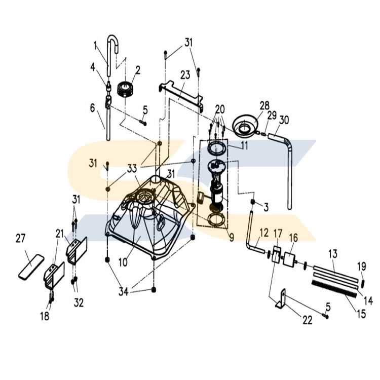 gt235 parts diagram