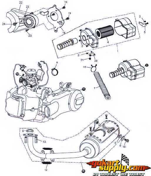 gy6 150cc engine parts diagram