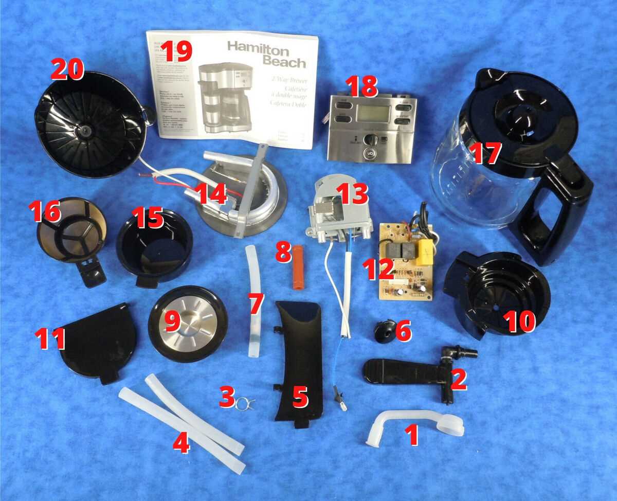 hamilton beach flexbrew parts diagram