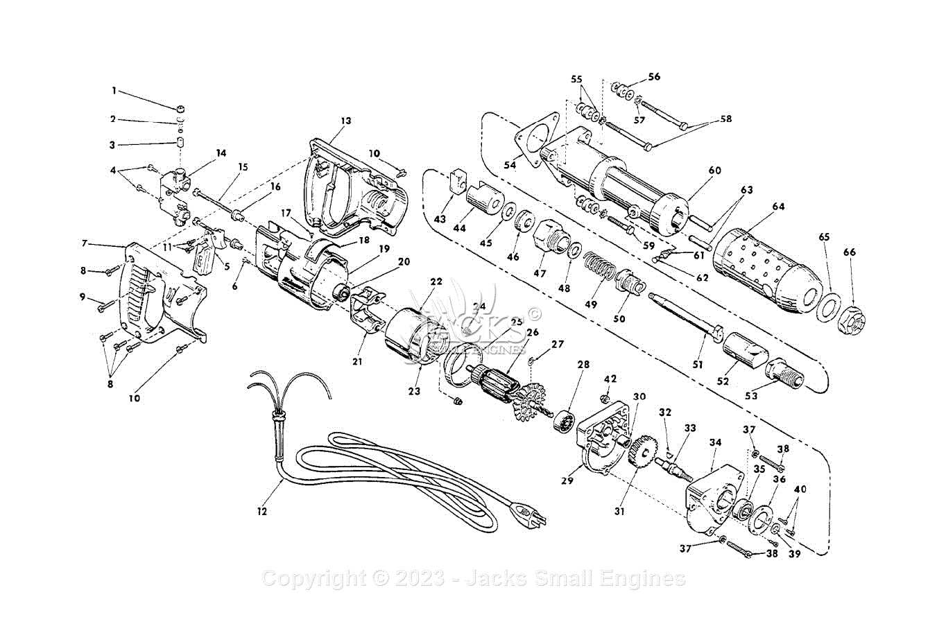 hammer parts diagram