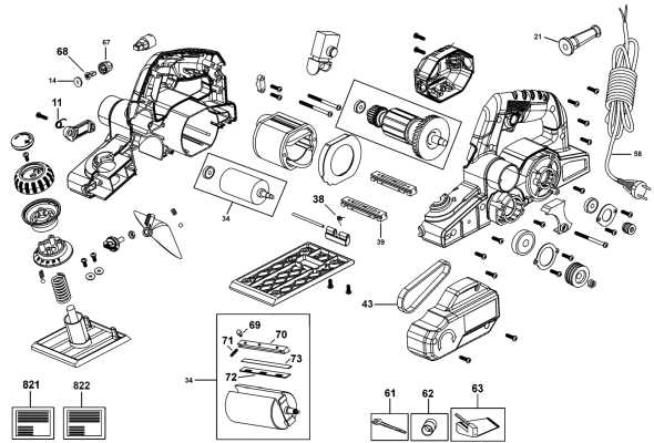 hand planer parts diagram