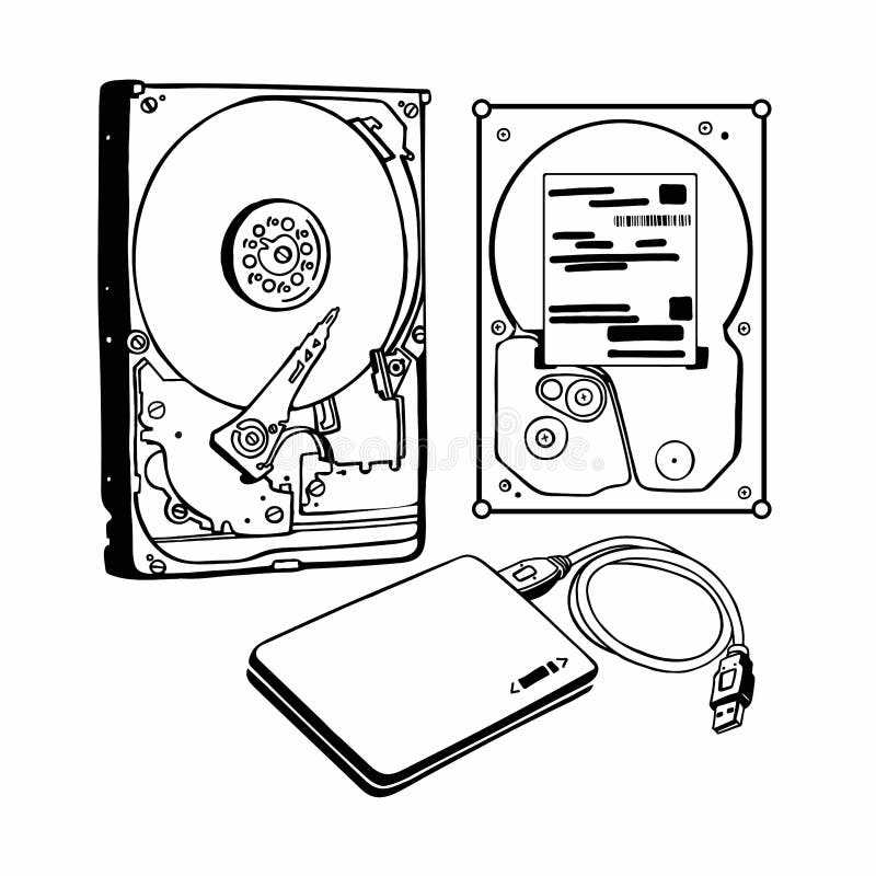 hard drive parts diagram