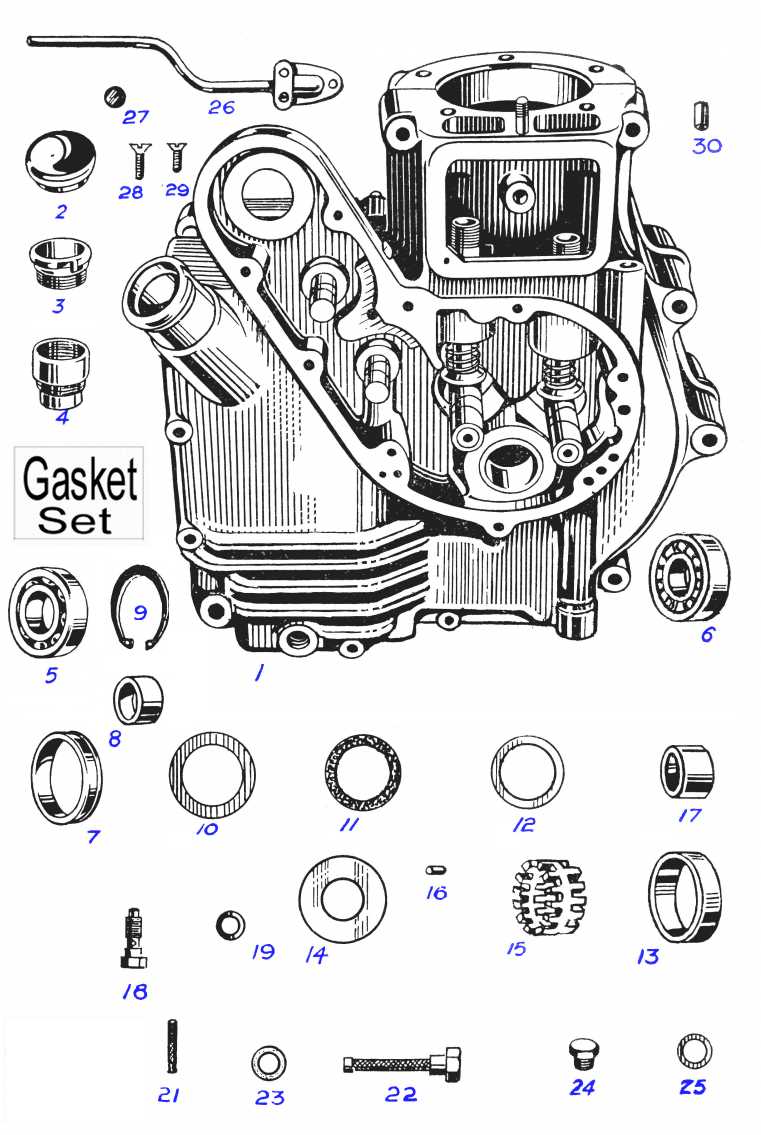 harley engine parts diagram