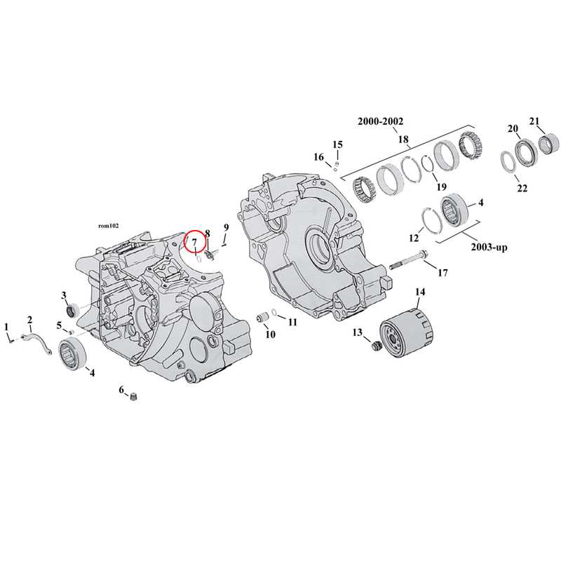 harley motor parts diagram