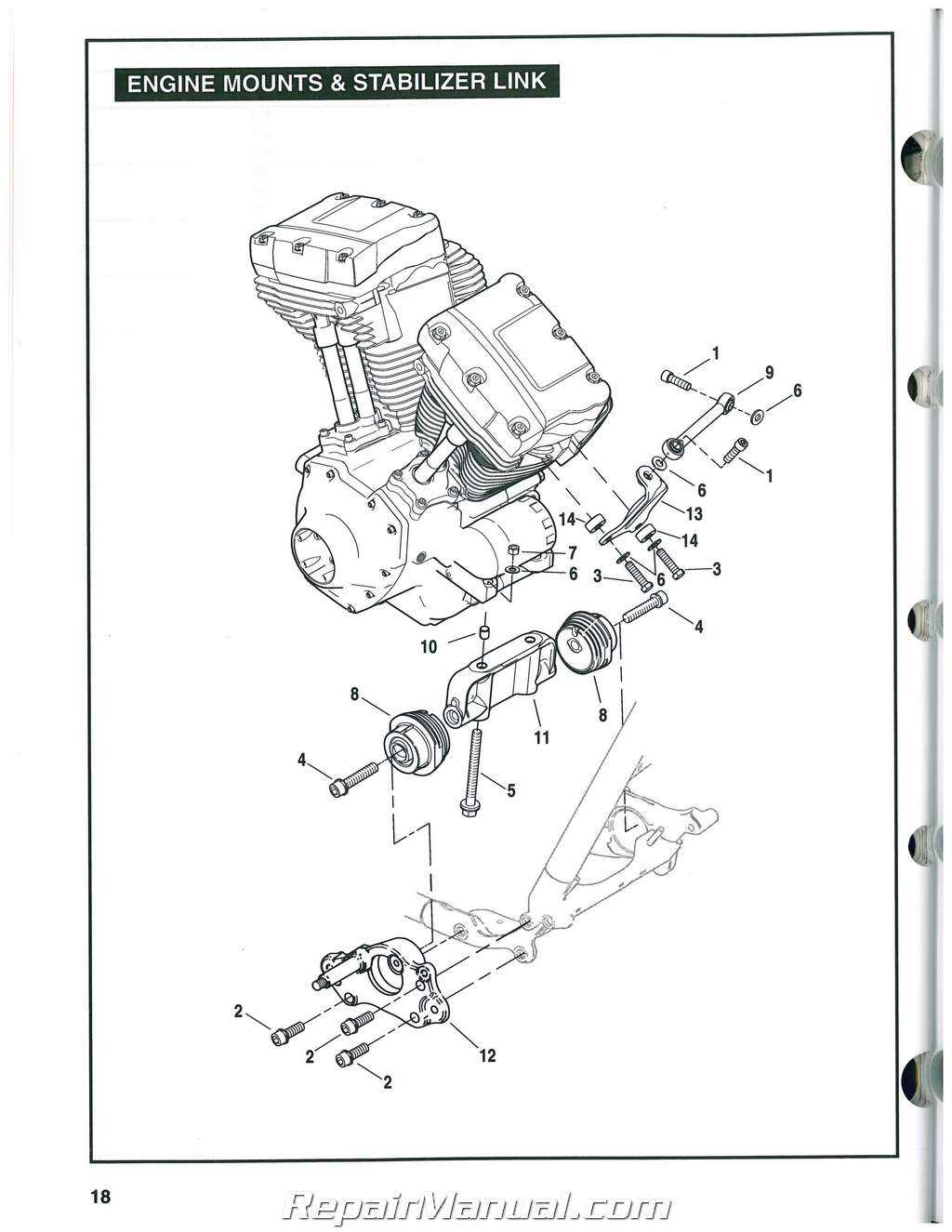 harley motor parts diagram