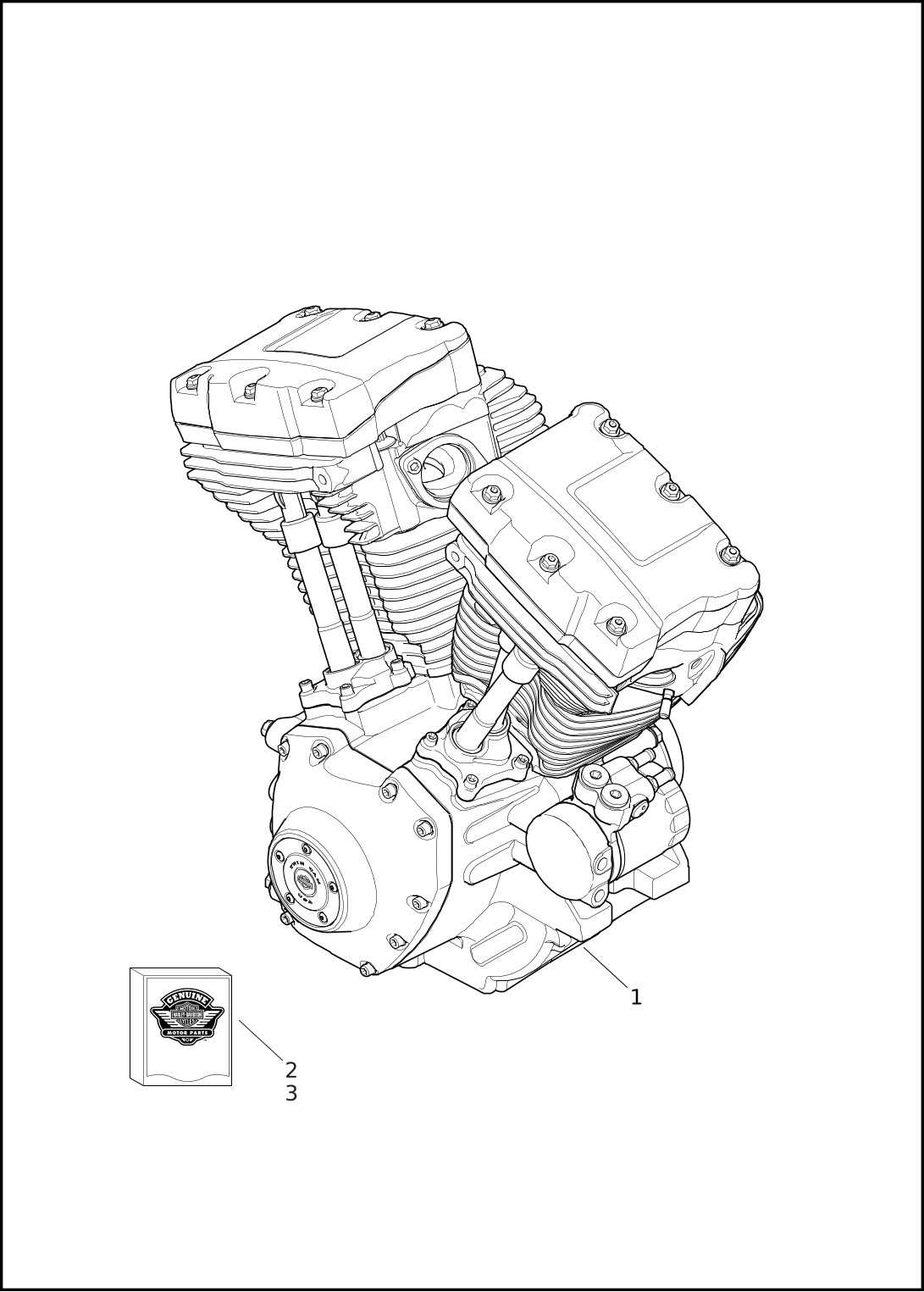 harley motor parts diagram