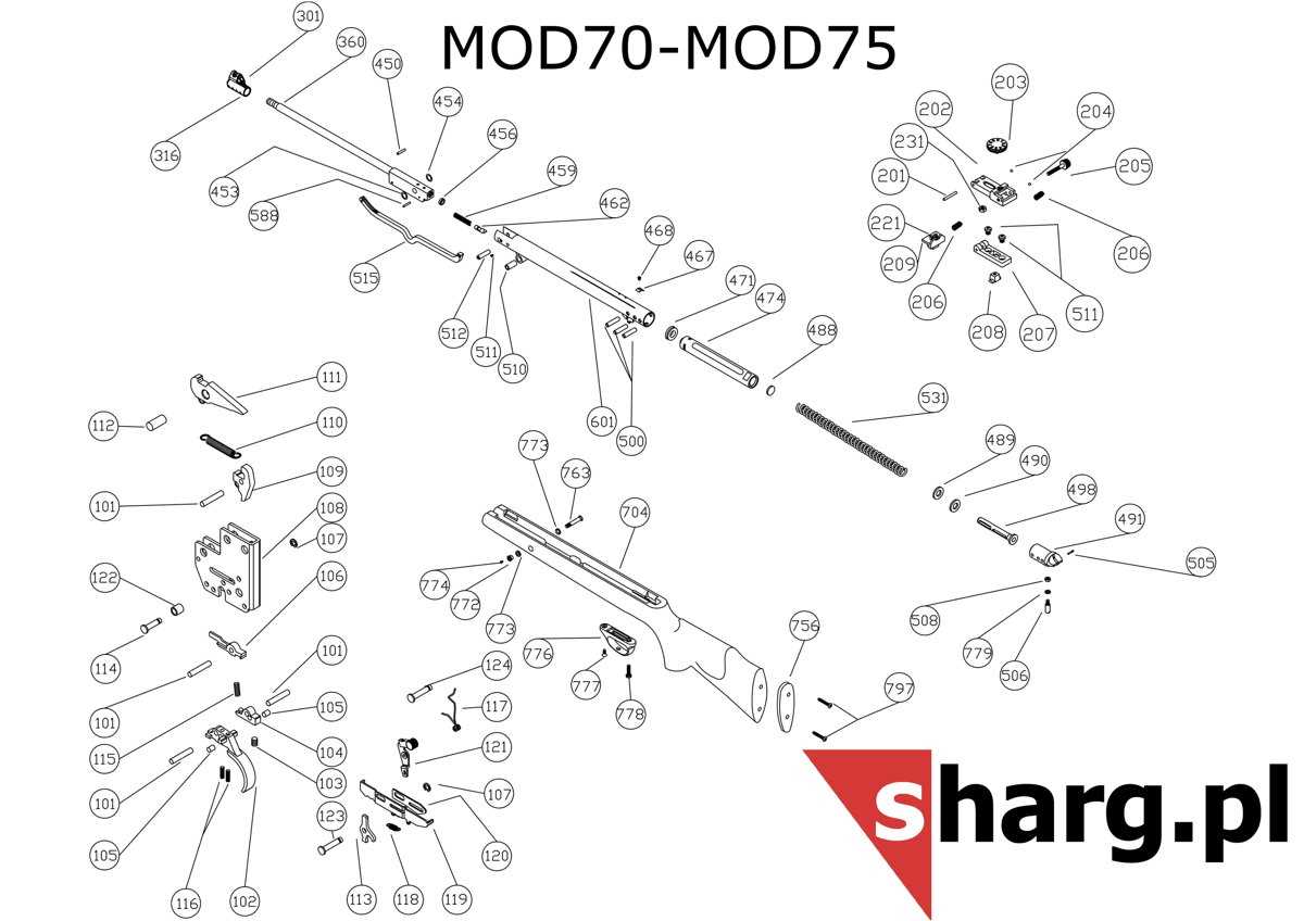 hatsan escort parts diagram