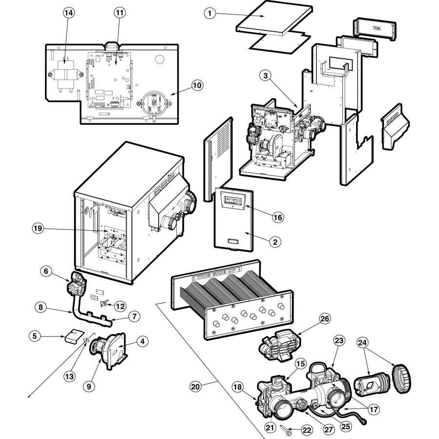 hayward h350fdn parts diagram