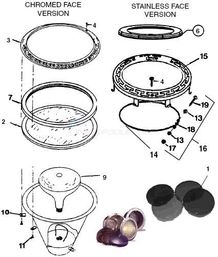 hayward pool light parts diagram