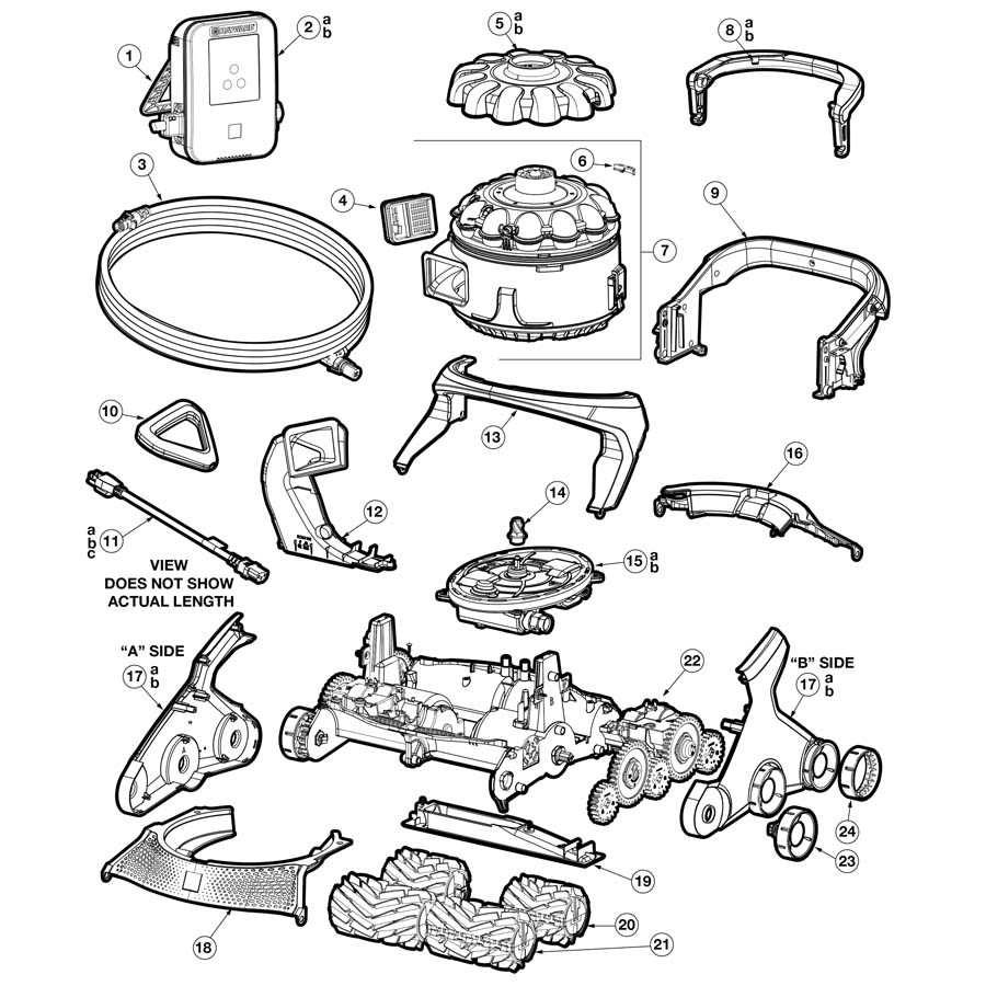 hayward pool vac parts diagram