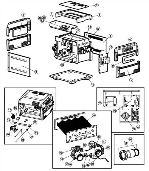 hayward pool vac parts diagram