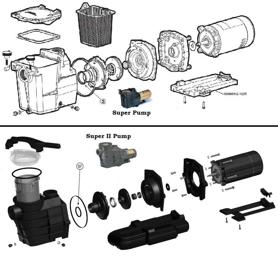 hayward super pump 2 parts diagram