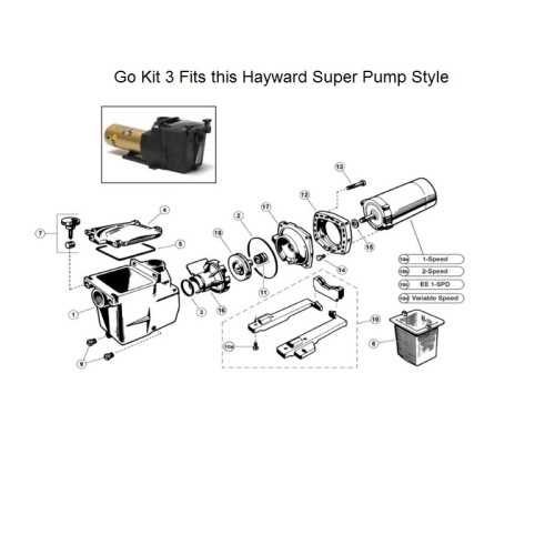 hayward super pump motor parts diagram