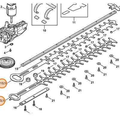 hedge trimmer stihl hs 46 c parts diagram