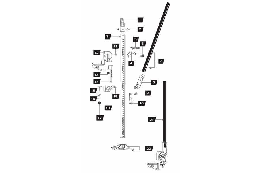 hi lift jack parts diagram