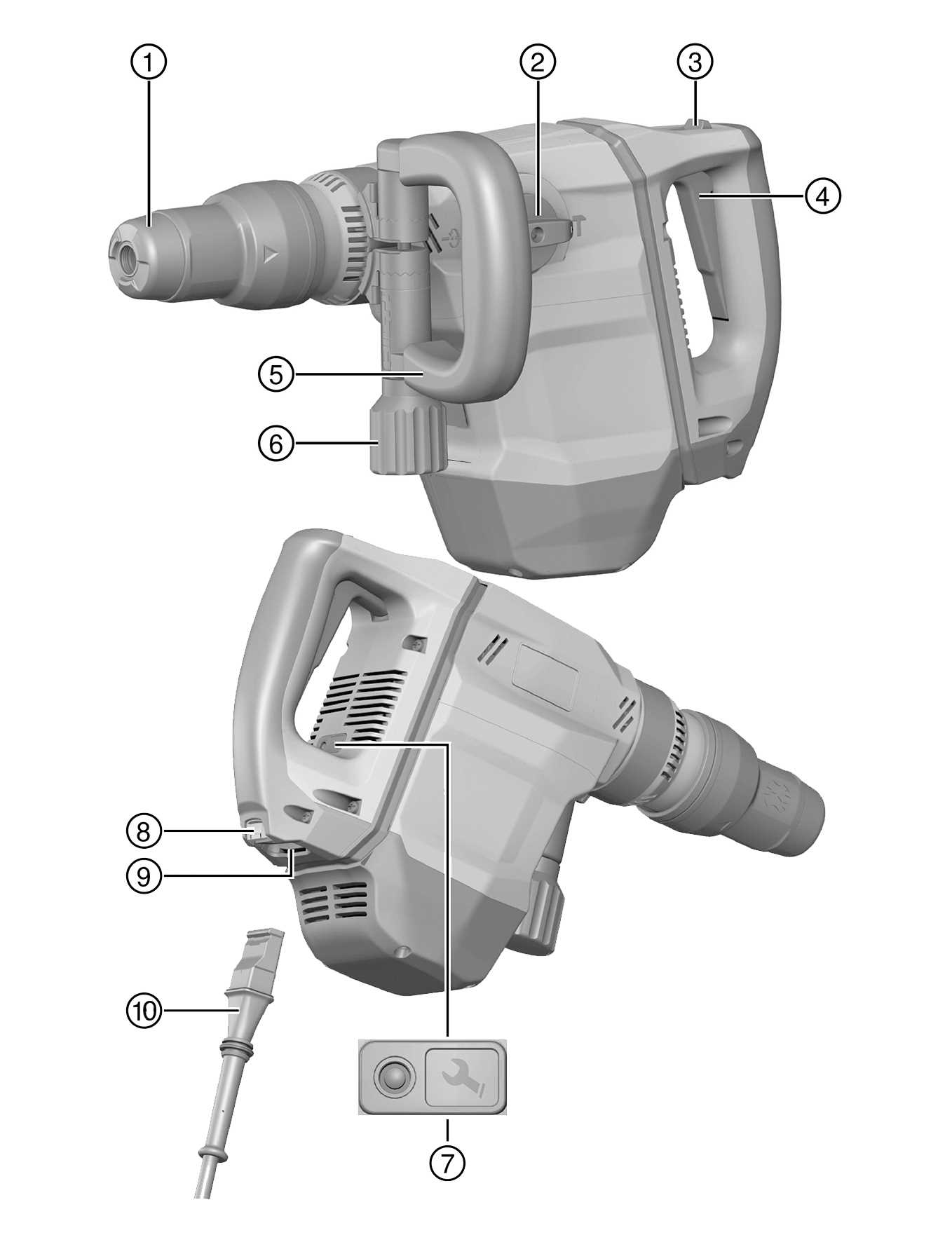 hilti te 50 avr parts diagram