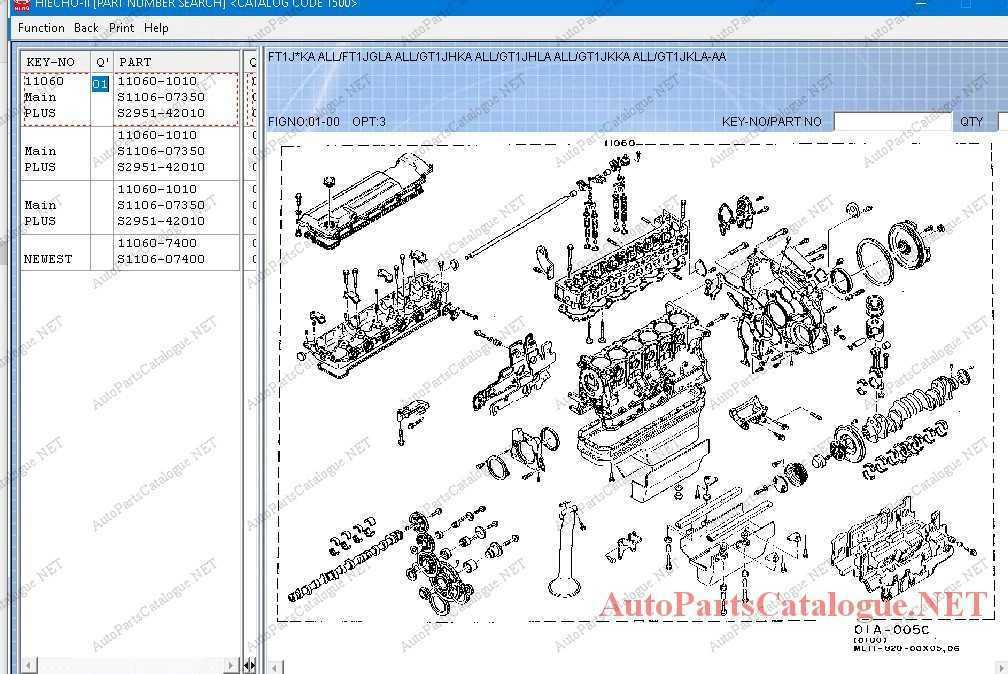 hino parts diagram