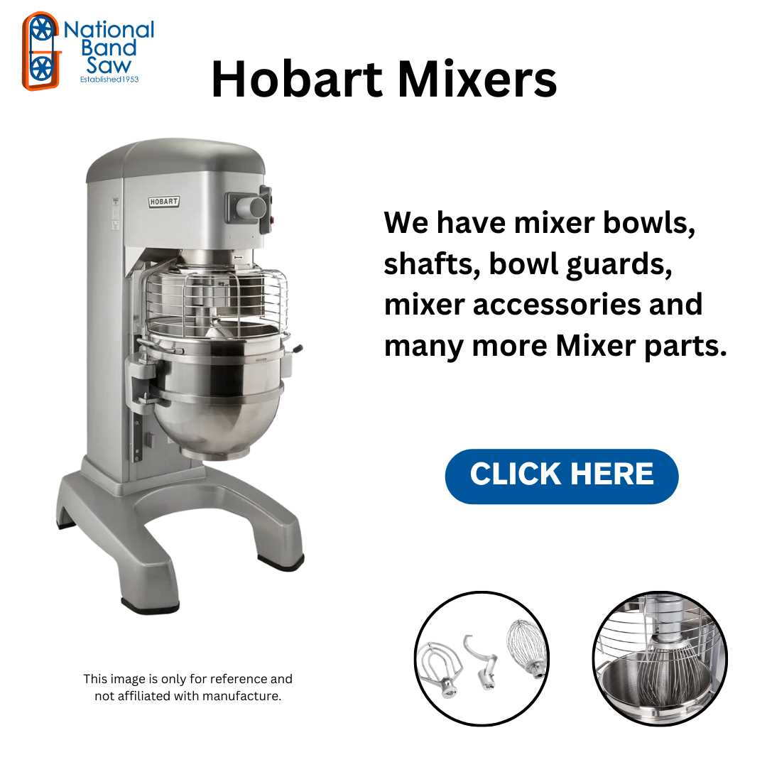 hobart mixer parts diagram