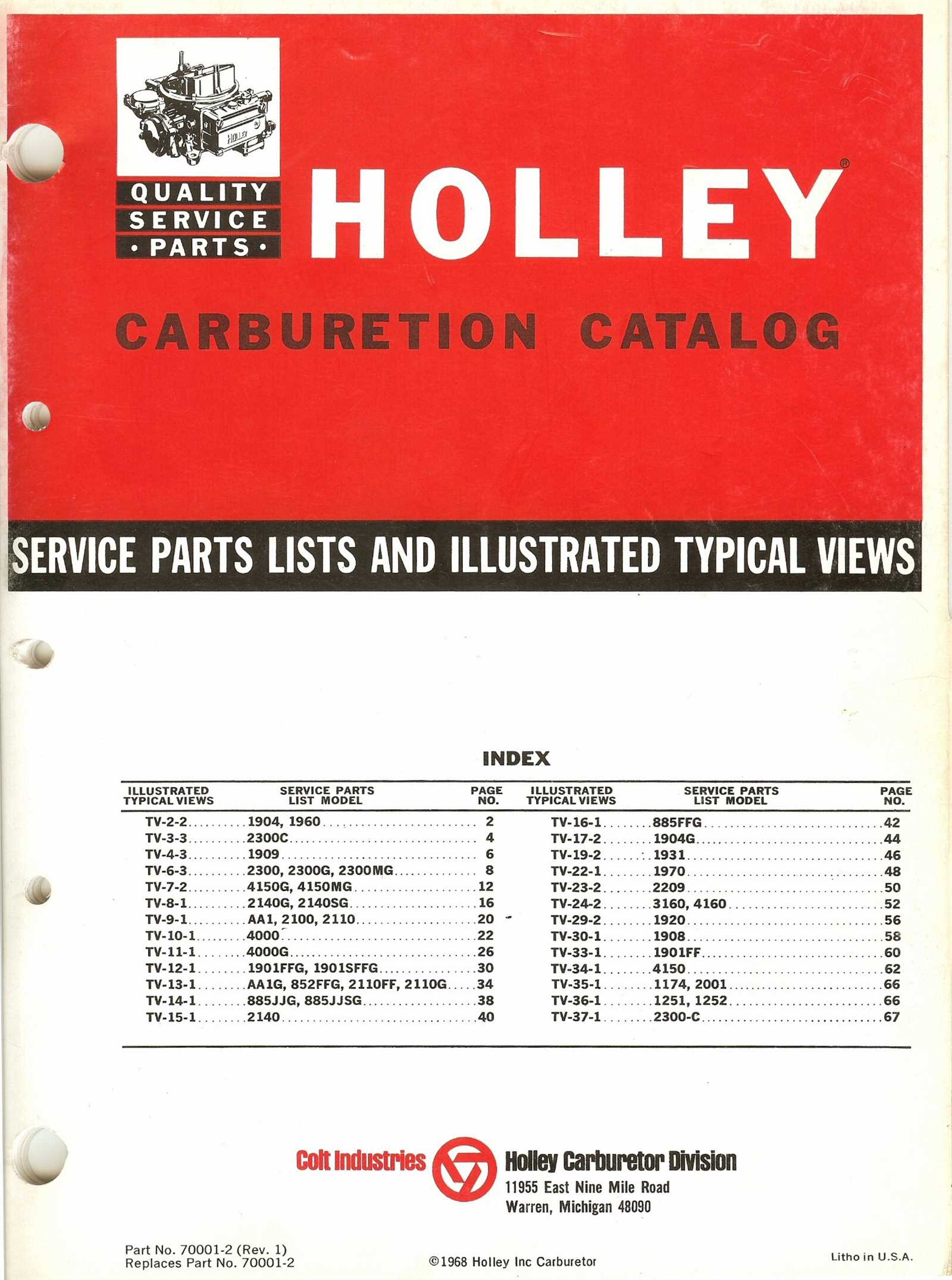 holley 1850 parts diagram