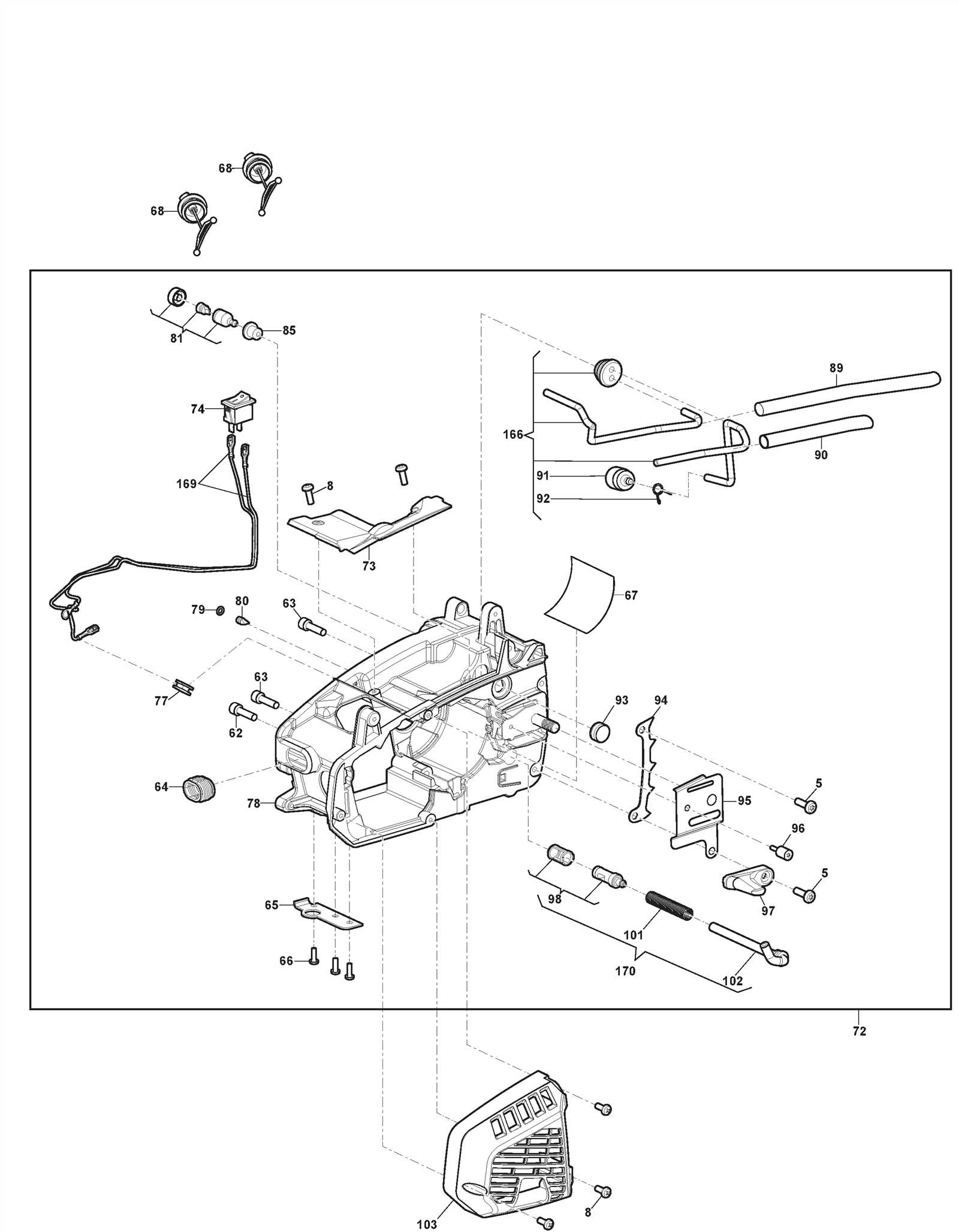 homelite super 2 parts diagram