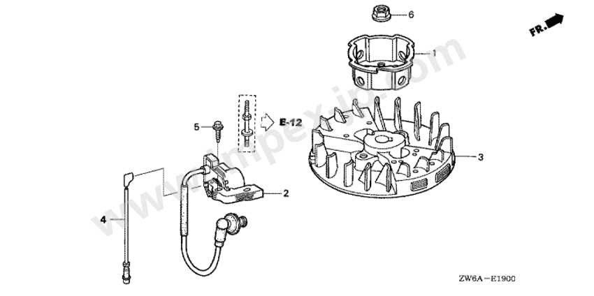 honda 2.3 outboard parts diagram