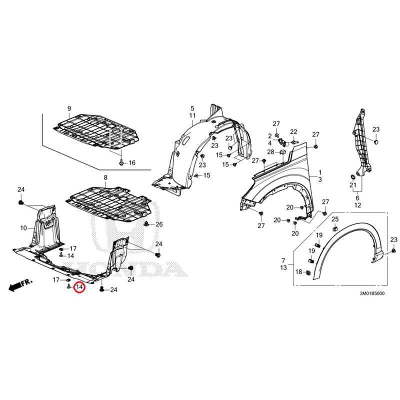 honda 4514 parts diagram