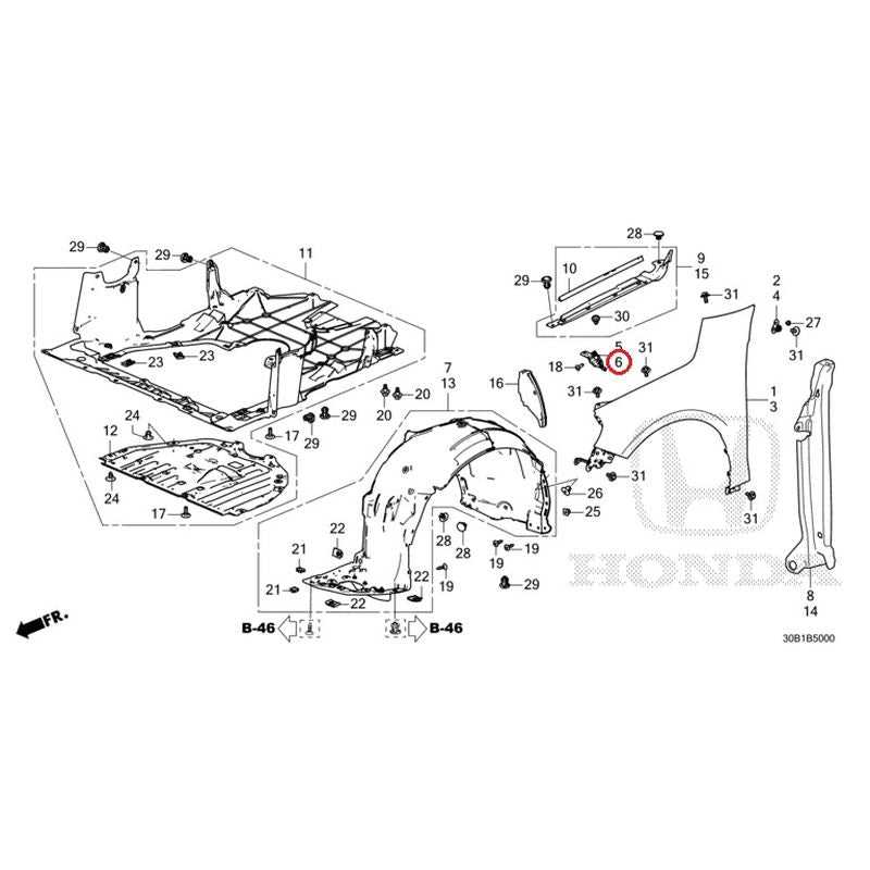 honda accord parts diagram