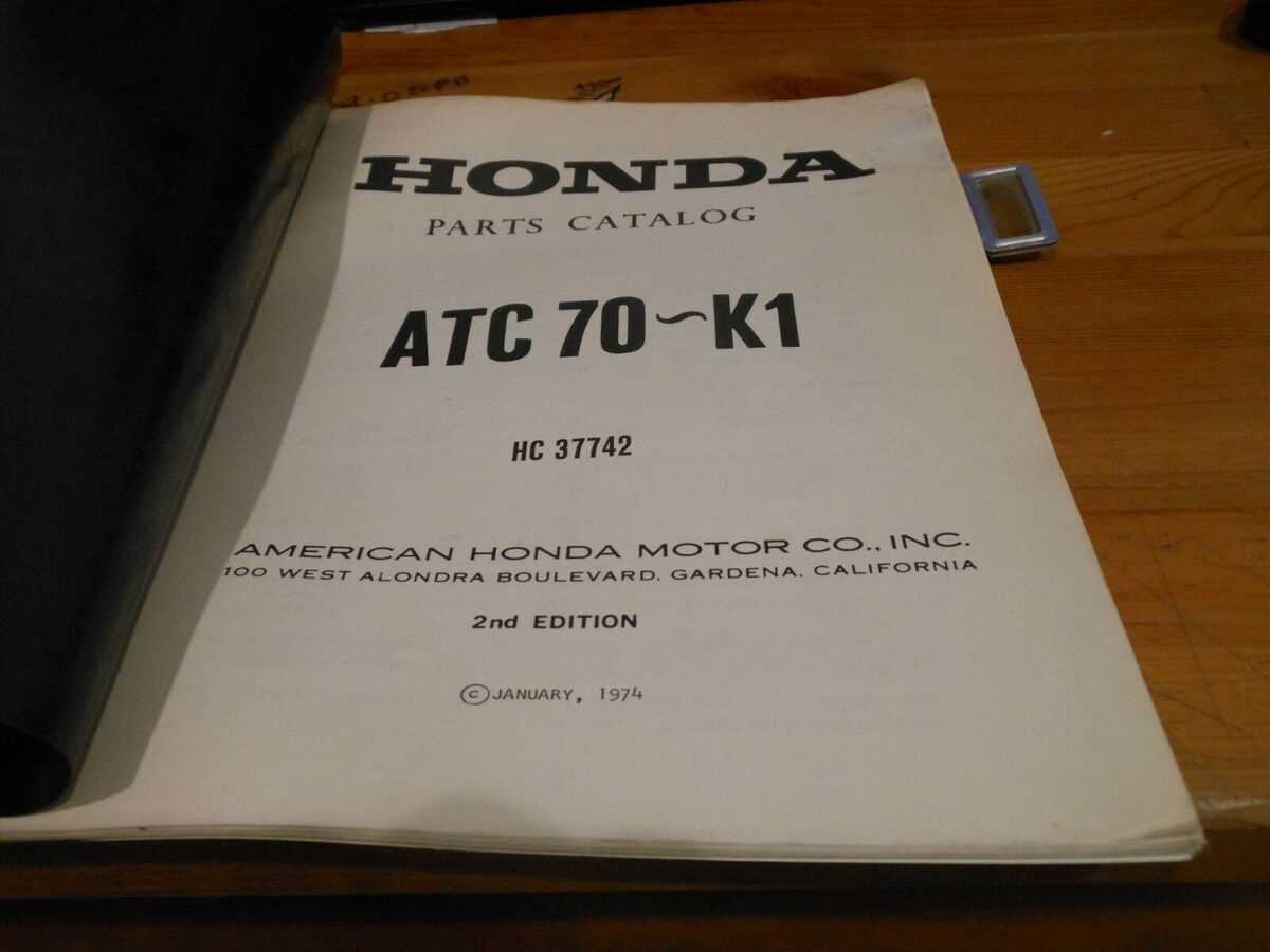 honda atc 70 parts diagram