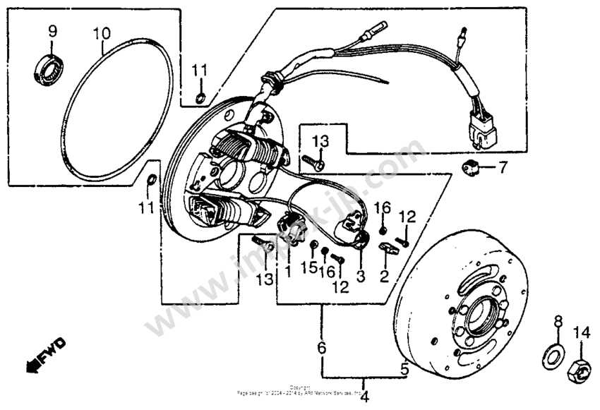 honda atc parts diagram