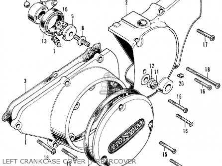 honda cb350 parts diagram