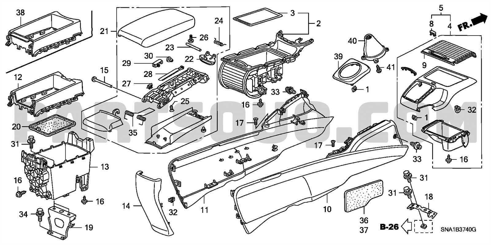 honda civic 2009 parts diagram