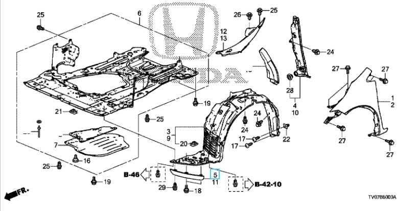 honda civic interior parts diagram