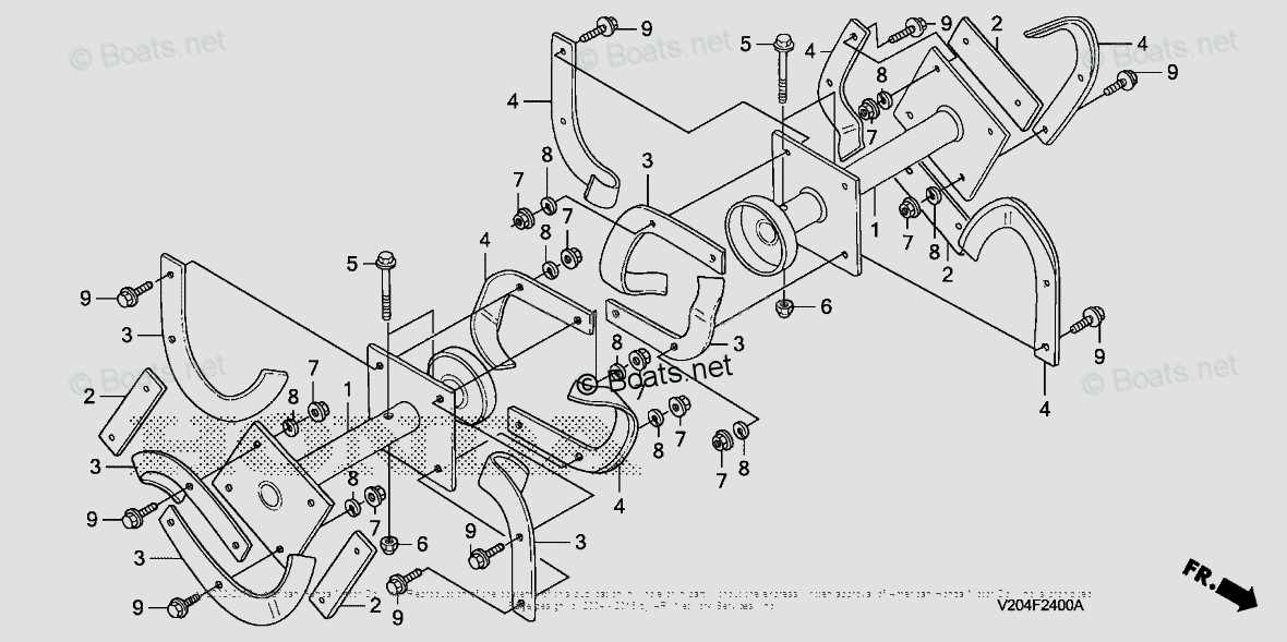 honda frc800 parts diagram