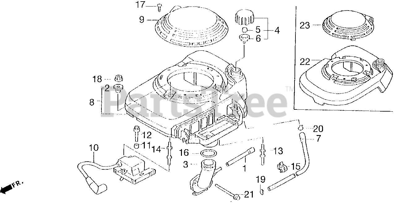 honda gxv140 parts diagram