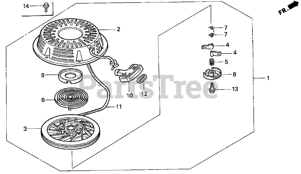 honda harmony 1011 parts diagram