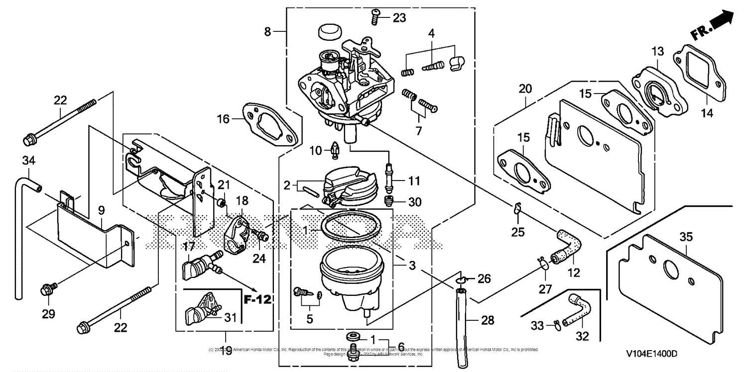 honda hs520 parts diagram