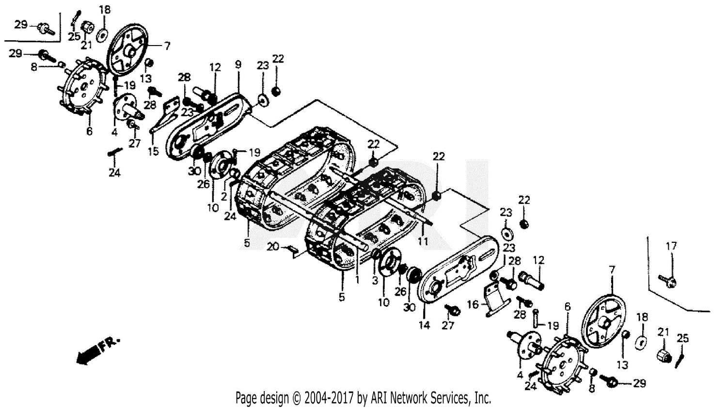 honda hs55 parts diagram